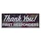 Signmission Thank You First Responders Banner Concession Stand Food Truck Single Sided B-120-30166 - alternate 1